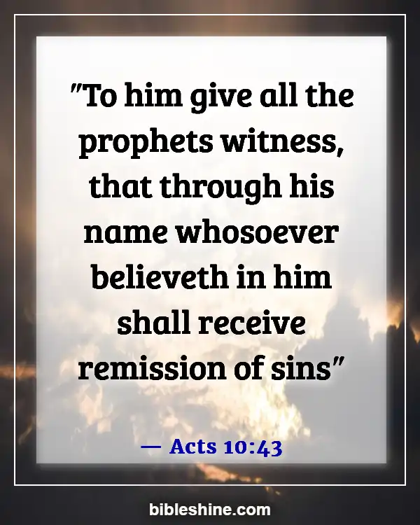 Bible Verse About Accepting Jesus (Acts 10:43)