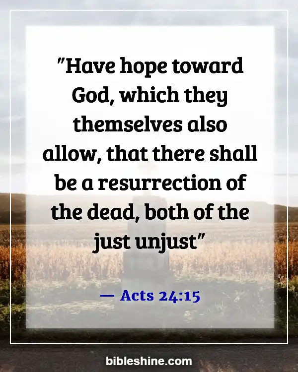 Bible Verses About Eternal Death (Acts 24:15)