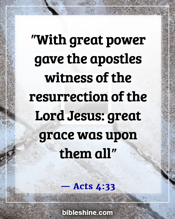 Bible Verse About Testimony (Acts 4:33)