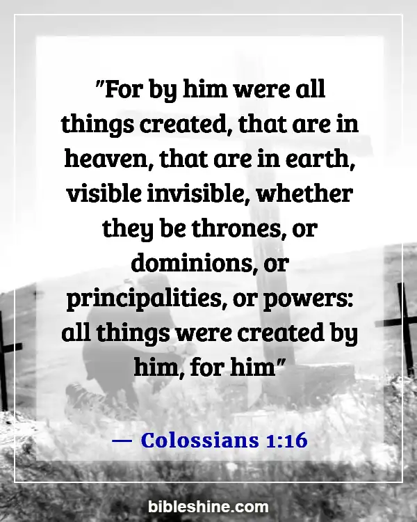 Bible Verses About God's Beautiful Creation (Colossians 1:16)