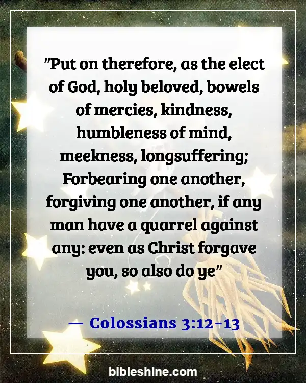 Bible Verses About Someone Taking Advantage Of You (Colossians 3:12-13)