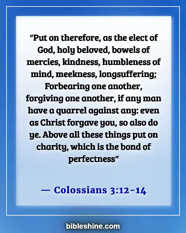 Bible Verses About Real Christian (Colossians 3:12-14)