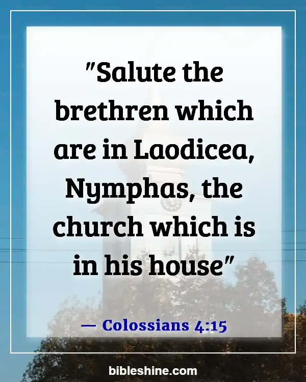 Bible Verse About Women Preachers (Colossians 4:15)