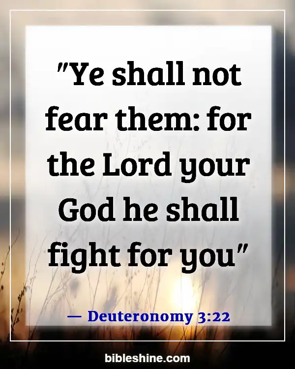 Bible Verses God Will Fight For You (Deuteronomy 3:22)