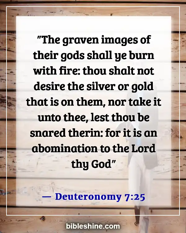 Bible Verses About Abomination (Deuteronomy 7:25)