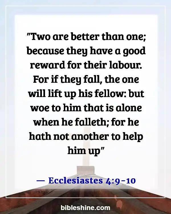 Bible Verses About Family Happiness (Ecclesiastes 4:9-10)