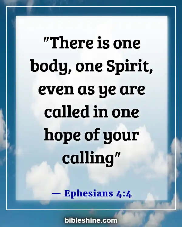 Bible Verse About Hope For The Future (Ephesians 4:4)