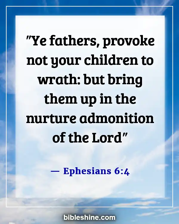 Bible Verses About Discipline Life (Ephesians 6:4)