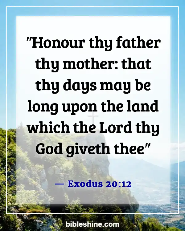 Bible Verses About Respect (Exodus 20:12)