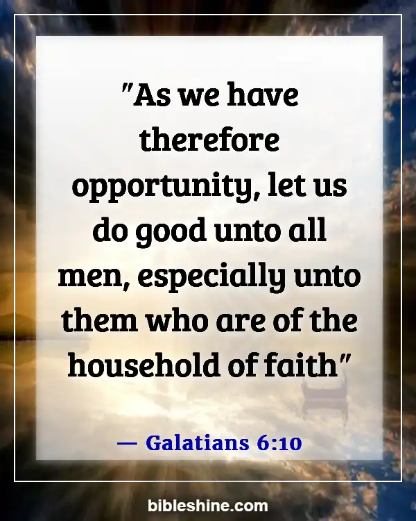 Bible Verses About Family Happiness (Galatians 6:10)