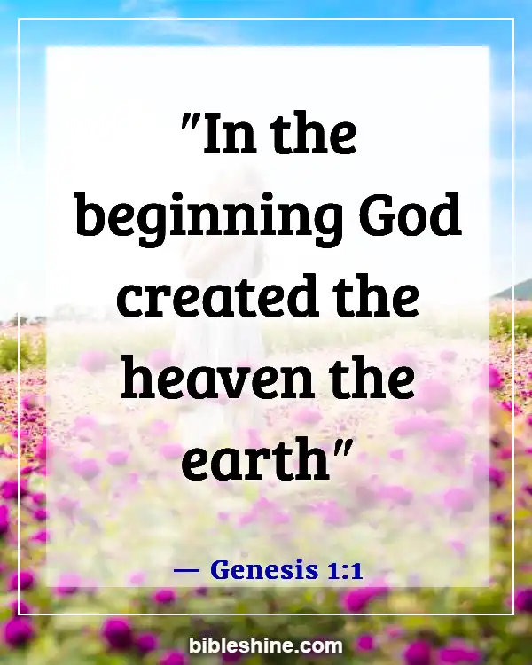 Bible Verses About Awesome God (Genesis 1:1)