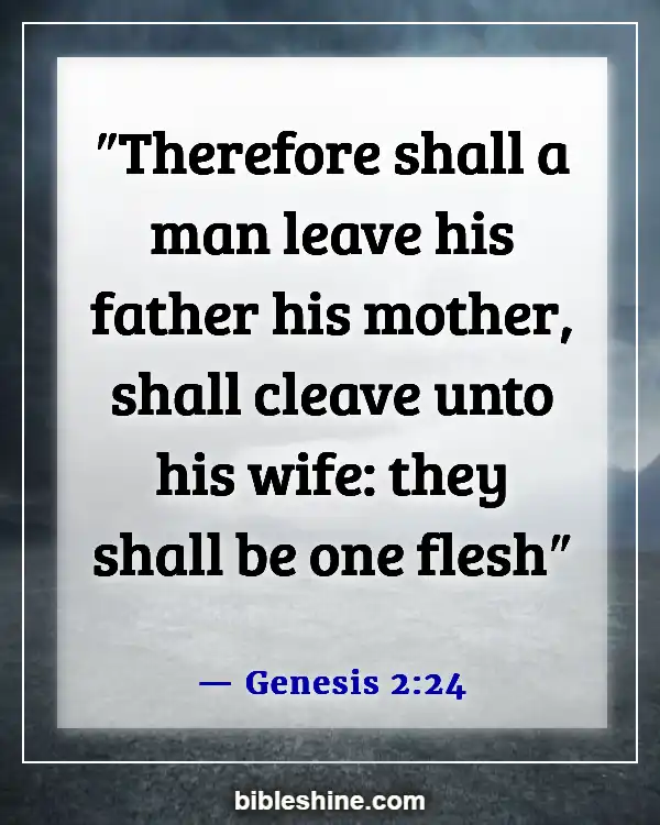 Bible Verses About Family Happiness (Genesis 2:24)