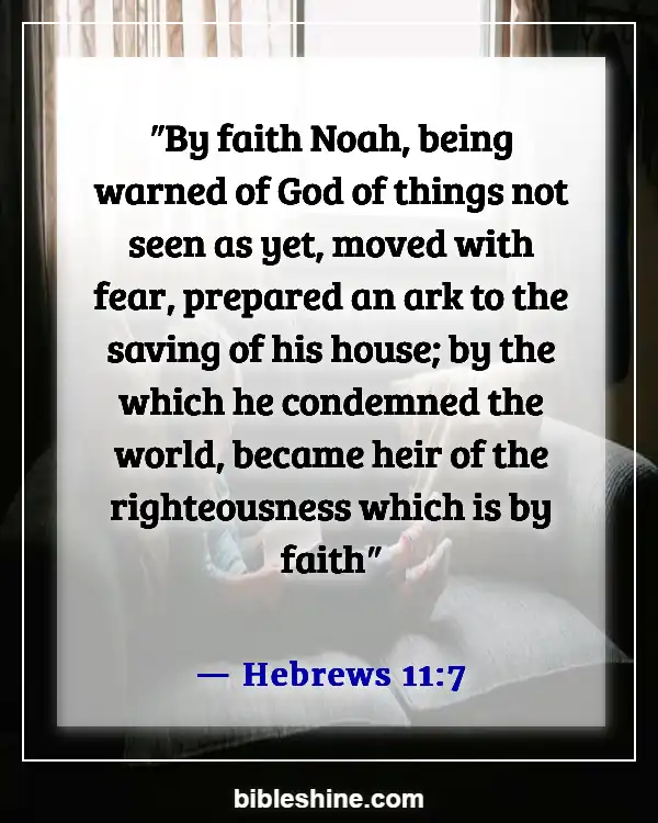 Bible Verses About Righteousness (Hebrews 11:7)