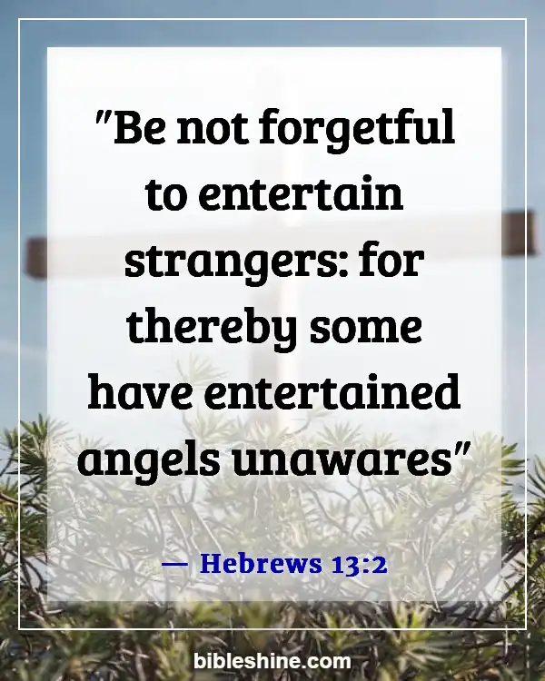 Bible Verses About Angels Rejoice In Heaven (Hebrews 13:2)