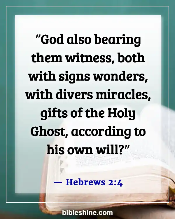 Bible Verse About Testimony (Hebrews 2:4)