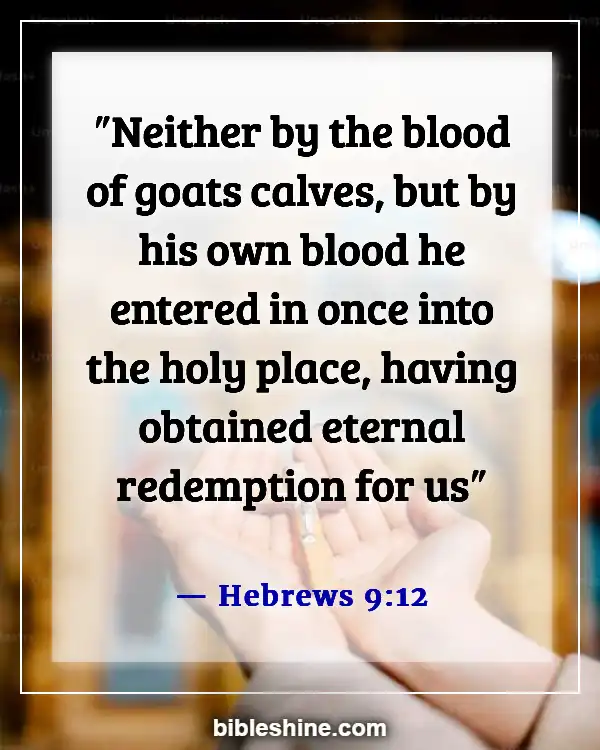 Bible Verses On Assurance Of Salvation (Hebrews 9:12)