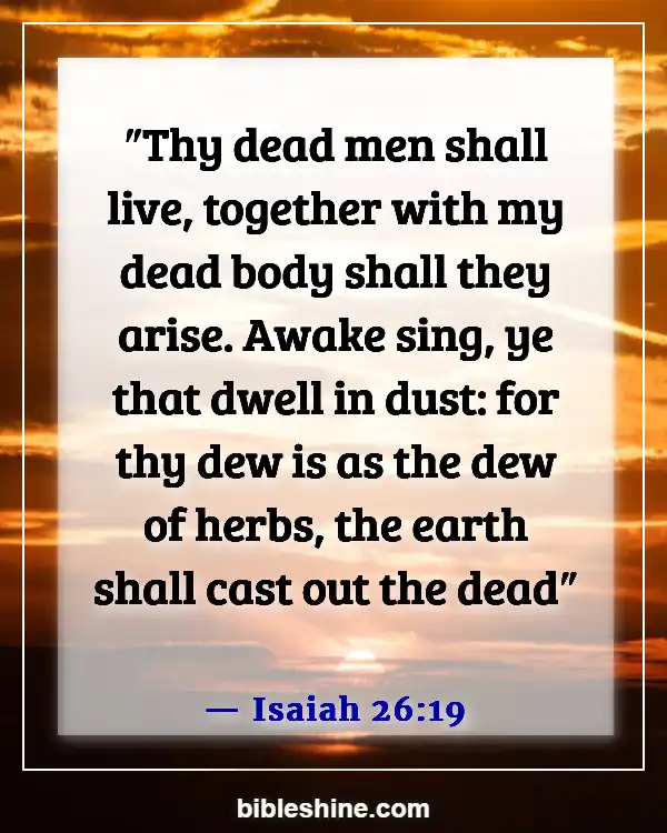 Bible Verses About Singing (Isaiah 26:19)