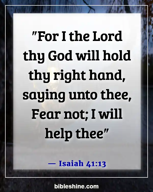 Bible Verses God Is With You (Isaiah 41:13)