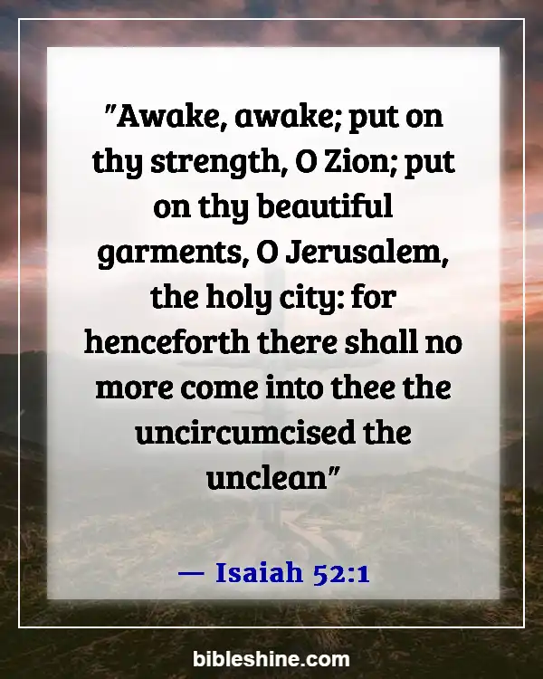 Bible Verses About Awake (Isaiah 52:1)