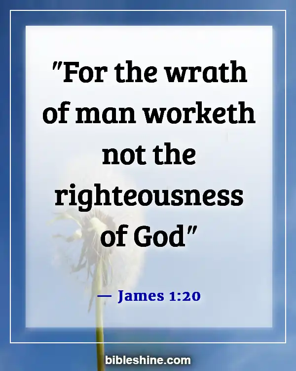 Bible Verses About Righteousness (James 1:20)