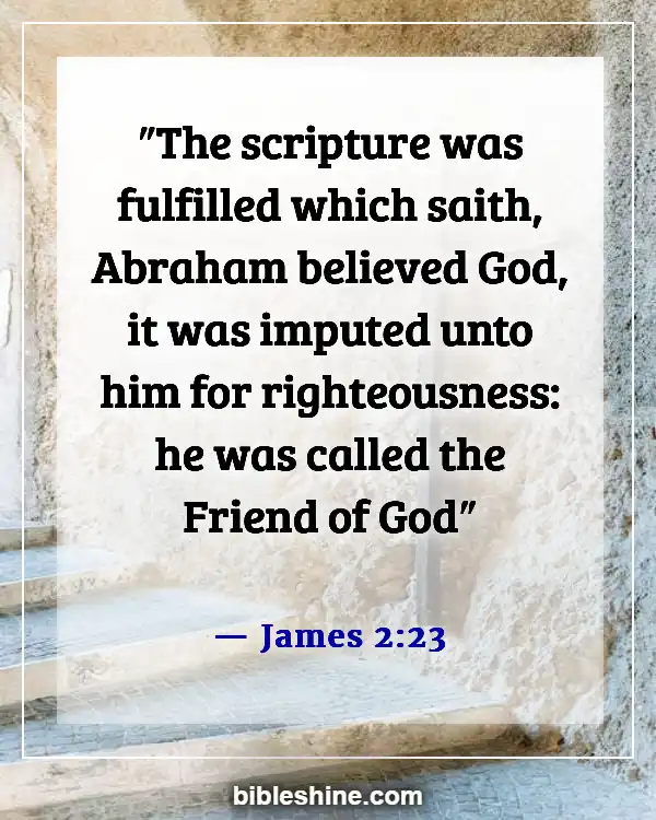 Bible Verses About Righteousness (James 2:23)