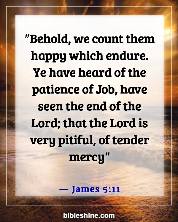 Bible Verses About Gods Mercy (James 5:11)