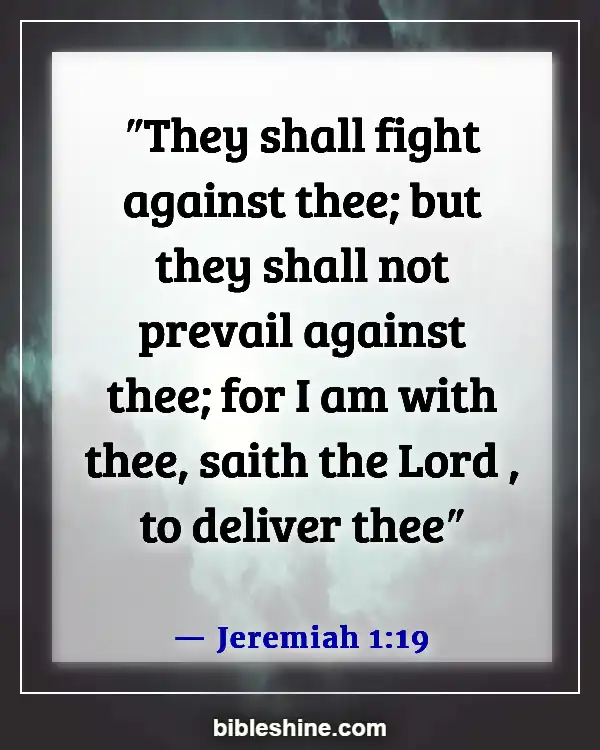 Bible Verses God Will Fight For You (Jeremiah 1:19)