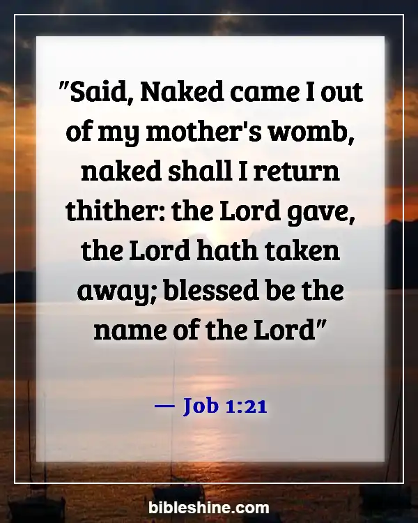 Bible Verses About Adoption (Job 1:21)