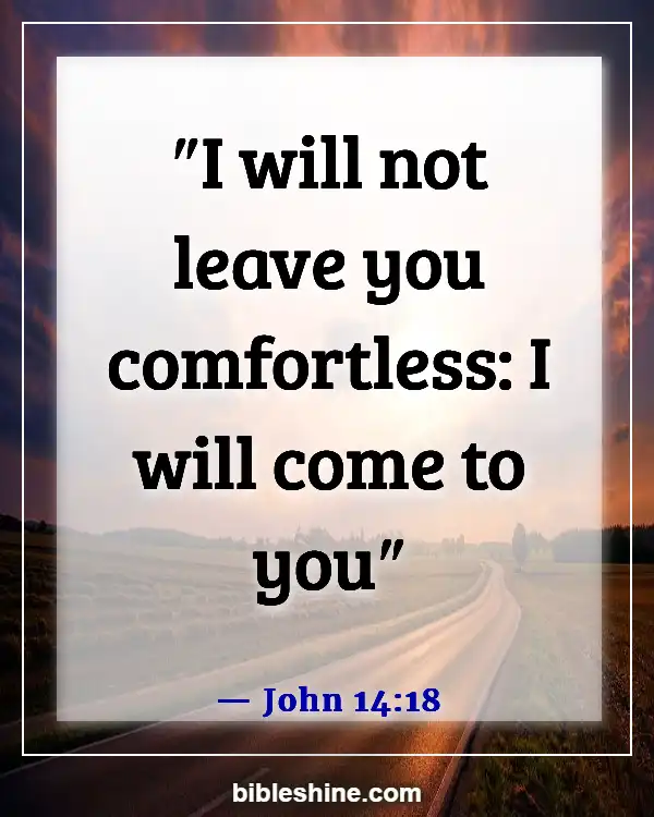 Bible Verses God Will Never Leave You (John 14:18)