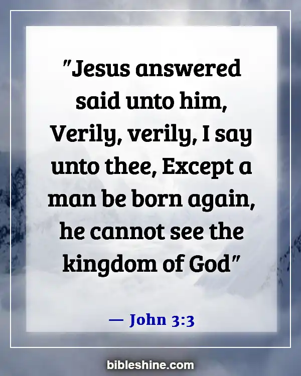 Bible Verses About New Beginnings (John 3:3)