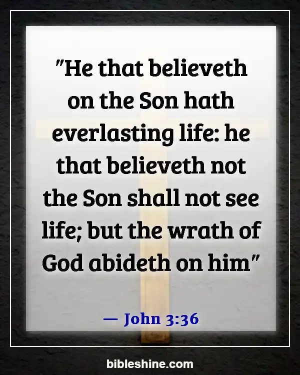 Bible Verse About Accepting Jesus (John 3:36)