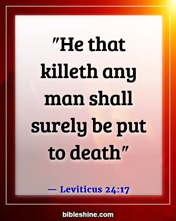 Bible Verses About Punishment (Leviticus 24:17)