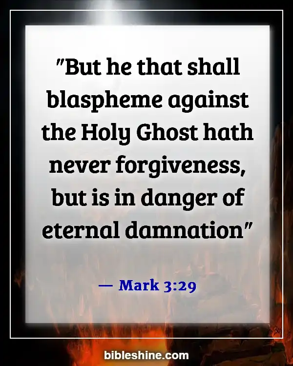 Bible Verses About Eternal Death (Mark 3:29)