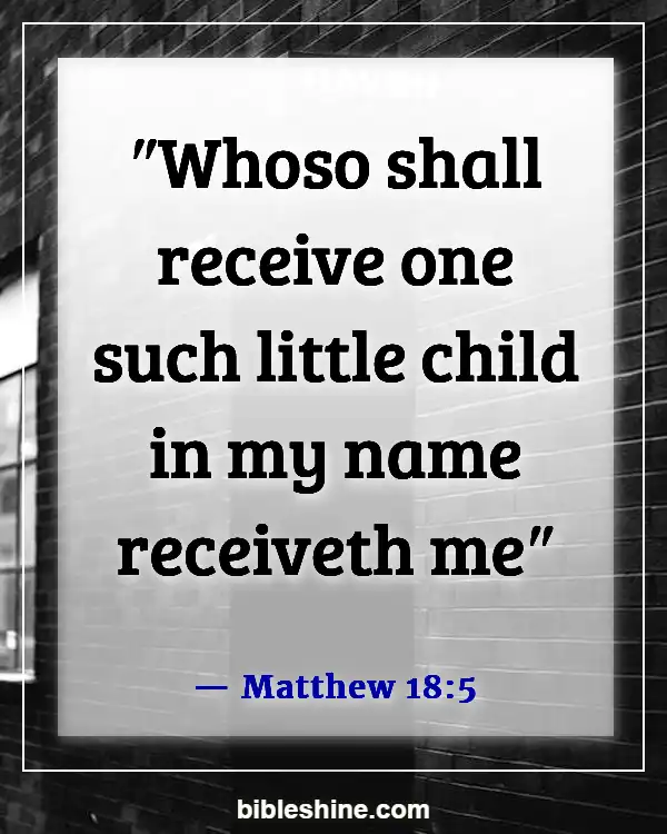 Bible Verses About Adoption (Matthew 18:5)