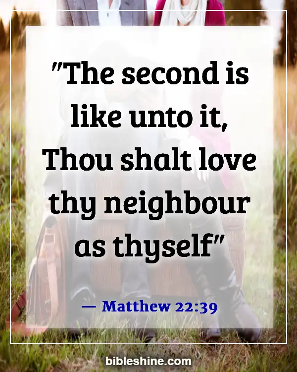 Bible Verses About Forgiving Others Who Hurt You (Matthew 22:39)