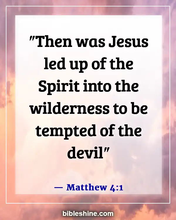 Bible Verses About Satan (Matthew 4:1)