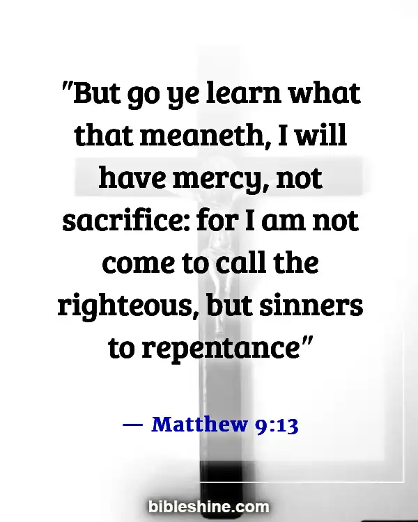 Bible Verses About Gods Mercy (Matthew 9:13)