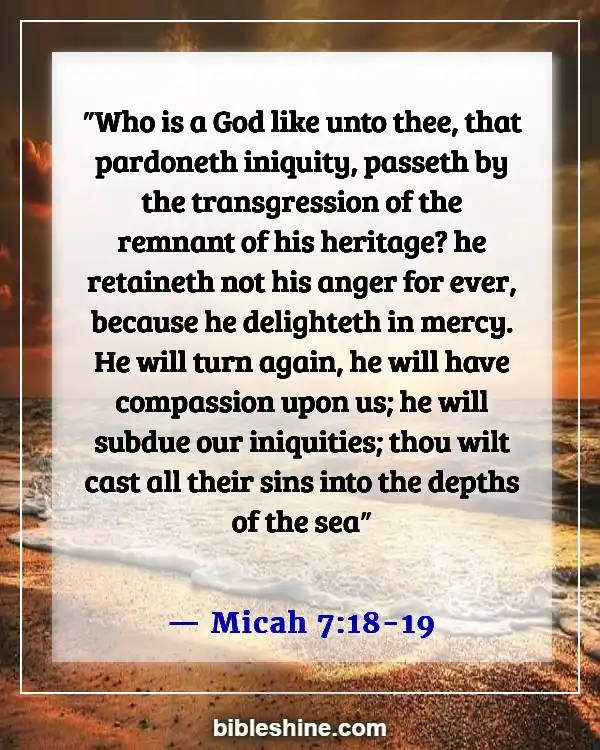 Bible Verses About Revenge (Micah 7:18-19)