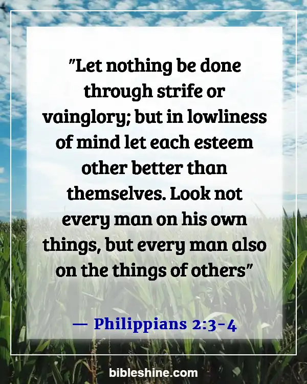 Bible Verses About Morality And Ethics (Philippians 2:3-4)