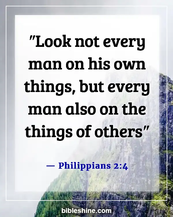 Bible Verses About Serving Others (Philippians 2:4)