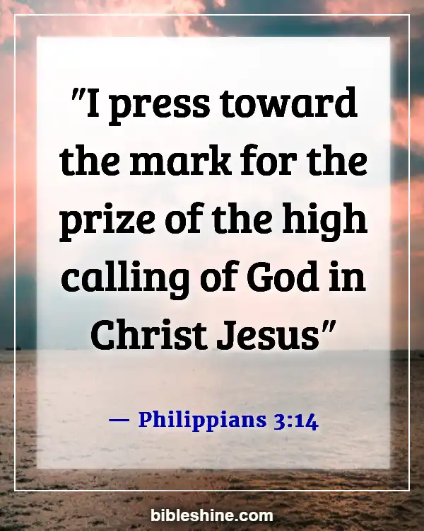 Bible Verses About Achievement (Philippians 3:14)