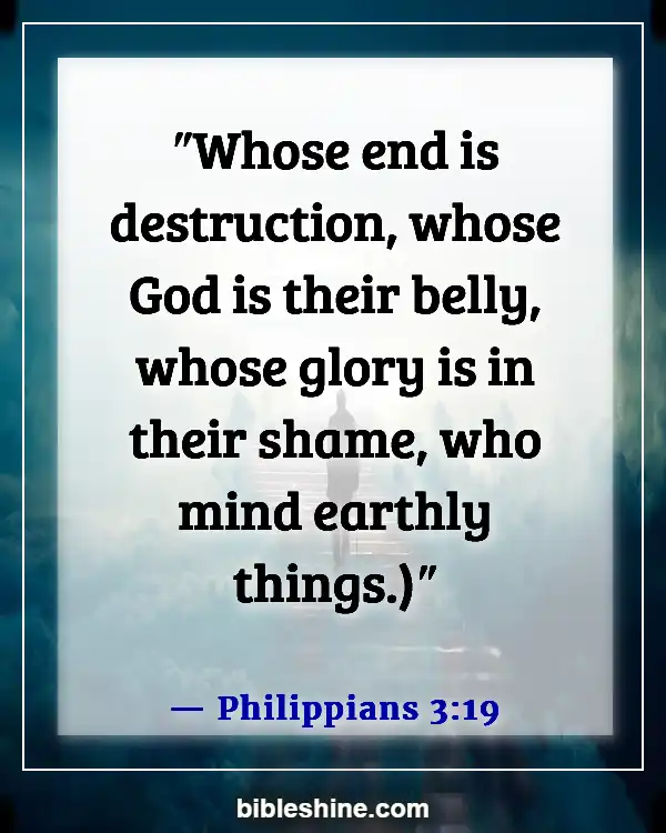 Bible Verses About Eternal Death (Philippians 3:19)