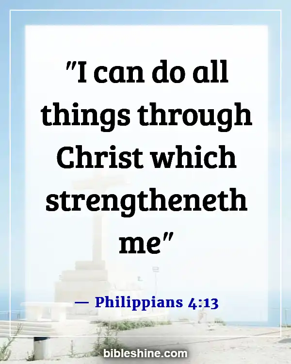 Bible Verses About Self Confidence (Philippians 4:13)