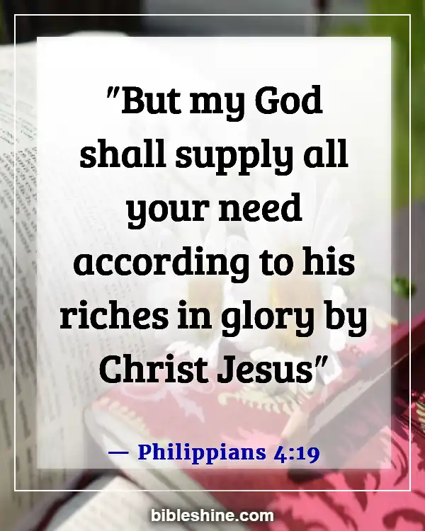 Bible Verses On Tithes And Offerings (Philippians 4:19)