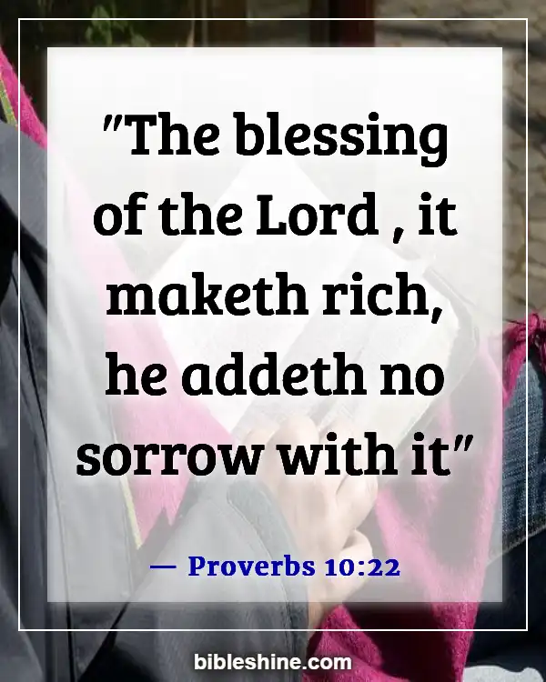 Bible Verse For Good Luck (Proverbs 10:22)