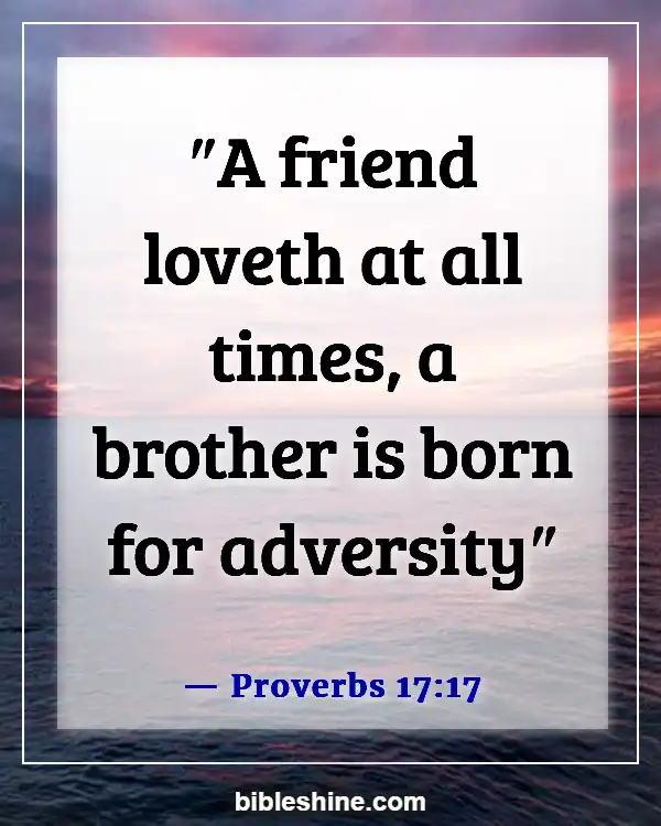 Bible Verses About Family Happiness (Proverbs 17:17)