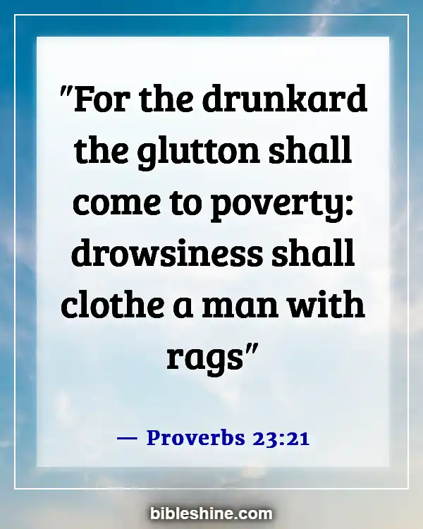 Bible Verses About Sleeping Too Much (Proverbs 23:21)