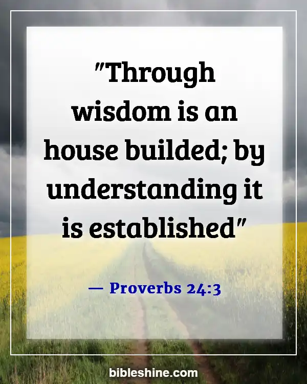 Bible Verses About Teaching Children (Proverbs 24:3)