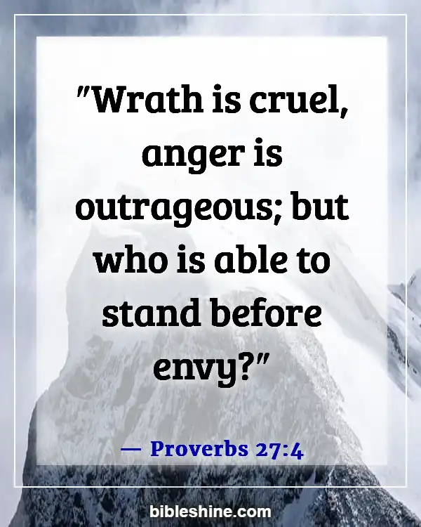 Bible Verses About Jealousy And Envy (Proverbs 27:4)