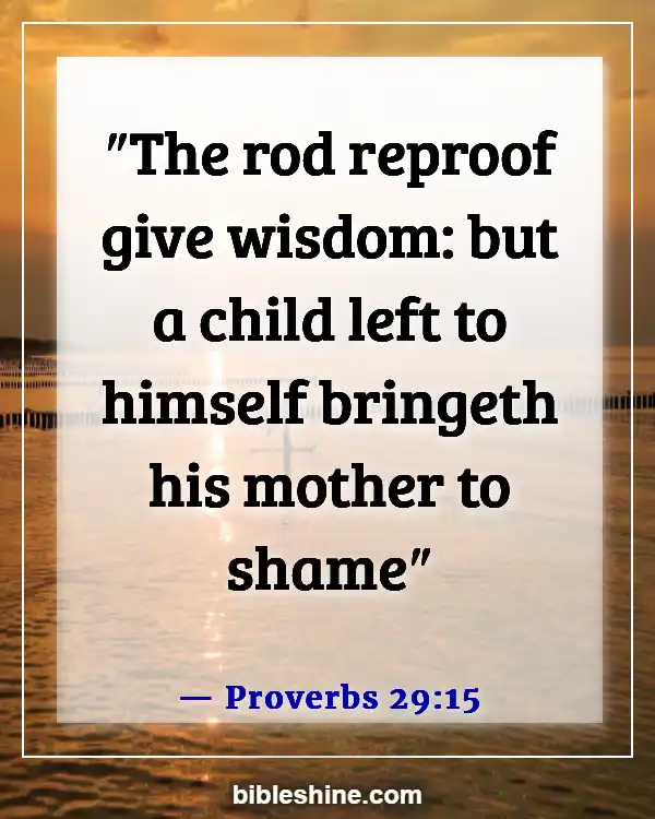 Taking Care Of Your Elderly Parents Bible Verse (Proverbs 29:15)